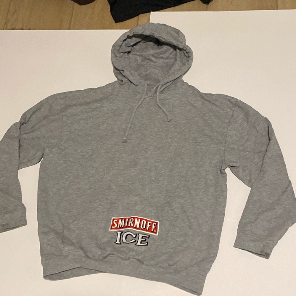 Smirnoff ICE grey hoodie